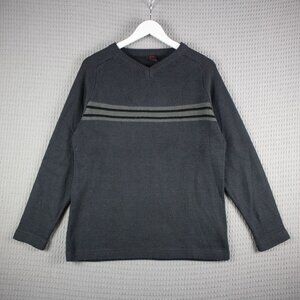 R2 Randy Striped Acrylic Sweater Mens Medium Y2K 2000s Retro